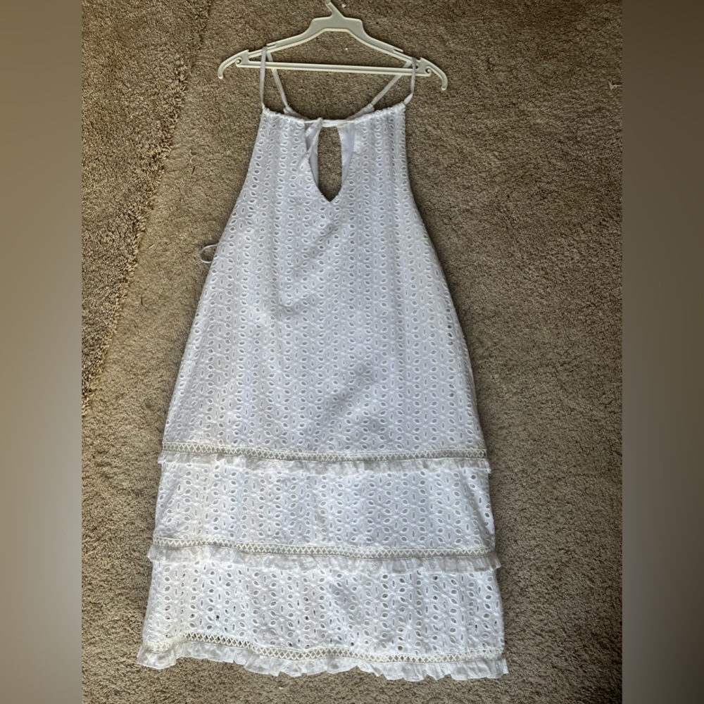 Minkpink white eyelet dress size small